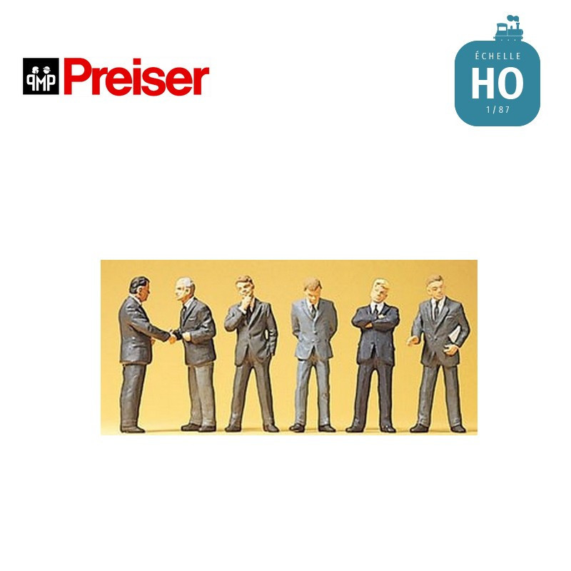Hommes d'affaires HO Preiser 10380 - Maketis