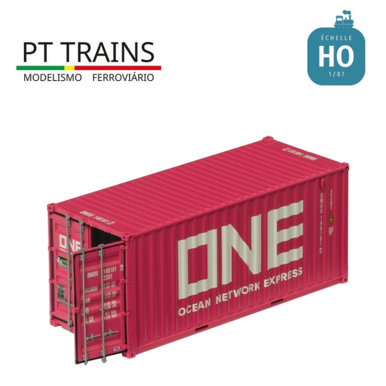 Container 20' DV ONE HO PT TRAINS PT820030
