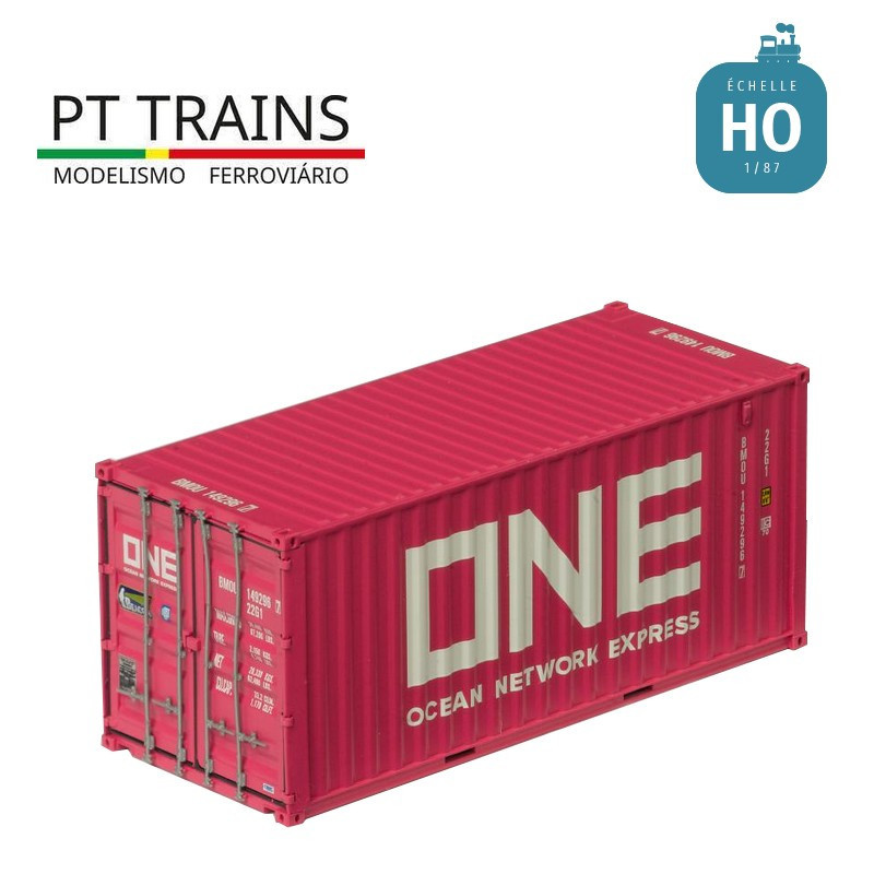 Container 20' DV ONE HO PT TRAINS PT820030.3 - Maketis