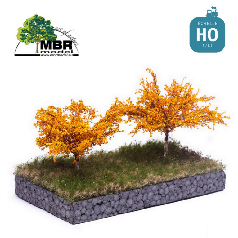 Apple tree autumn 2 pieces H0 MBR 52-2304 - MAKETIS Apple tree autumn 2 pieces H0 MBR 52-2304 - MAKETIS