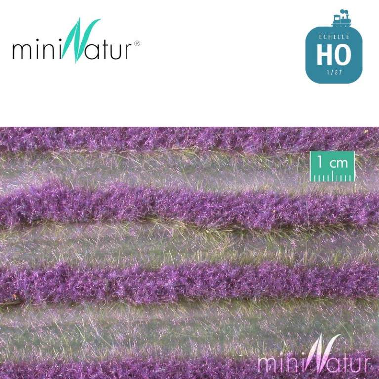 Lavender field strips 67 cm HO Mininatur 792-22 S - Maketis