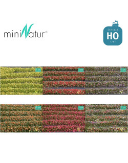 Bandes de fleurs 67 cm HO (1/87) Mininatur 731-2x S- Maketis