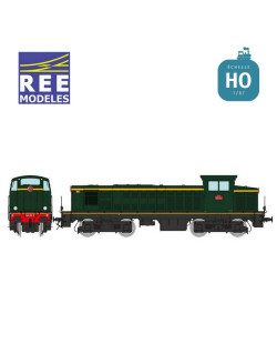 Locomotive Diesel 040 DE 09 Livrée d'origine région Sud-Ouest SNCF Ep III Analogique HO REE JM-013 - Maketis