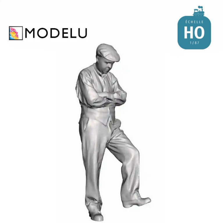 Ouvrier en pause HO Modelu 1439-087 - Maketis Ouvrier en pause HO Modelu 1439-087 - Maketis