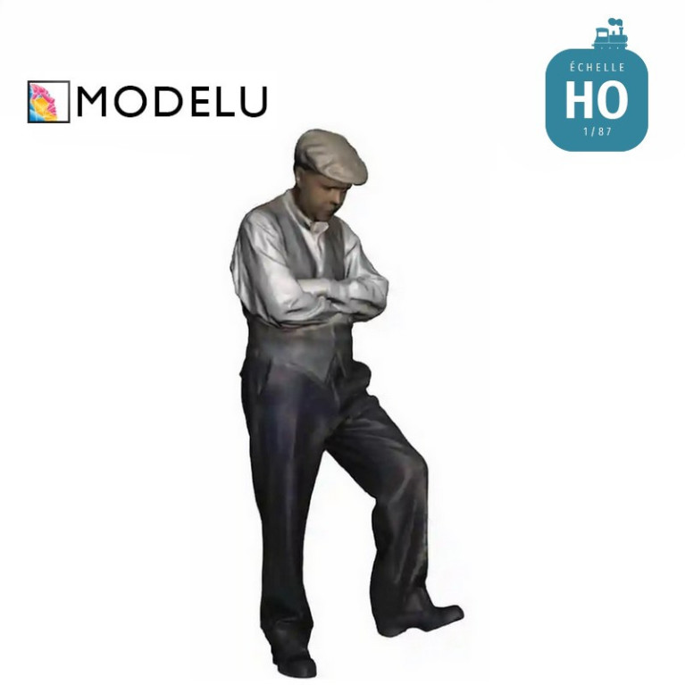 Ouvrier en pause HO Modelu 1439-087 - Maketis Ouvrier en pause HO Modelu 1439-087 - Maketis