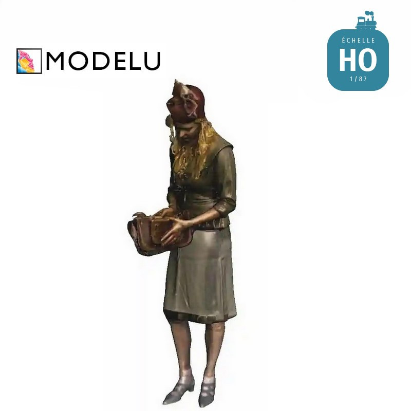 Femme Année 1940 HO Modelu 1556-087 - Maketis