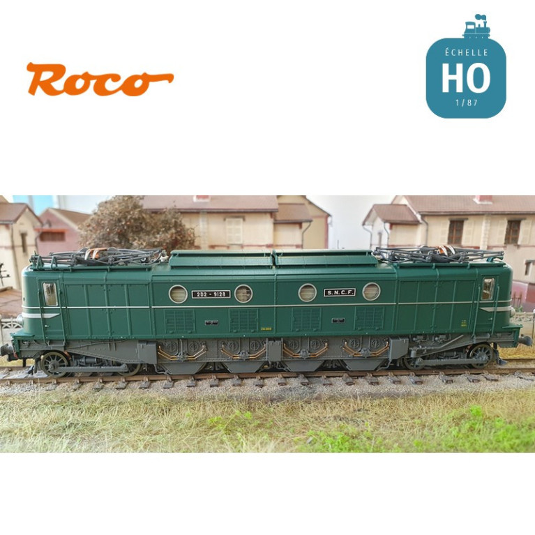 Locomotive électrique 2D2 9128 SNCF Ep IV Digital sonore HO Roco 70471 - Maketis