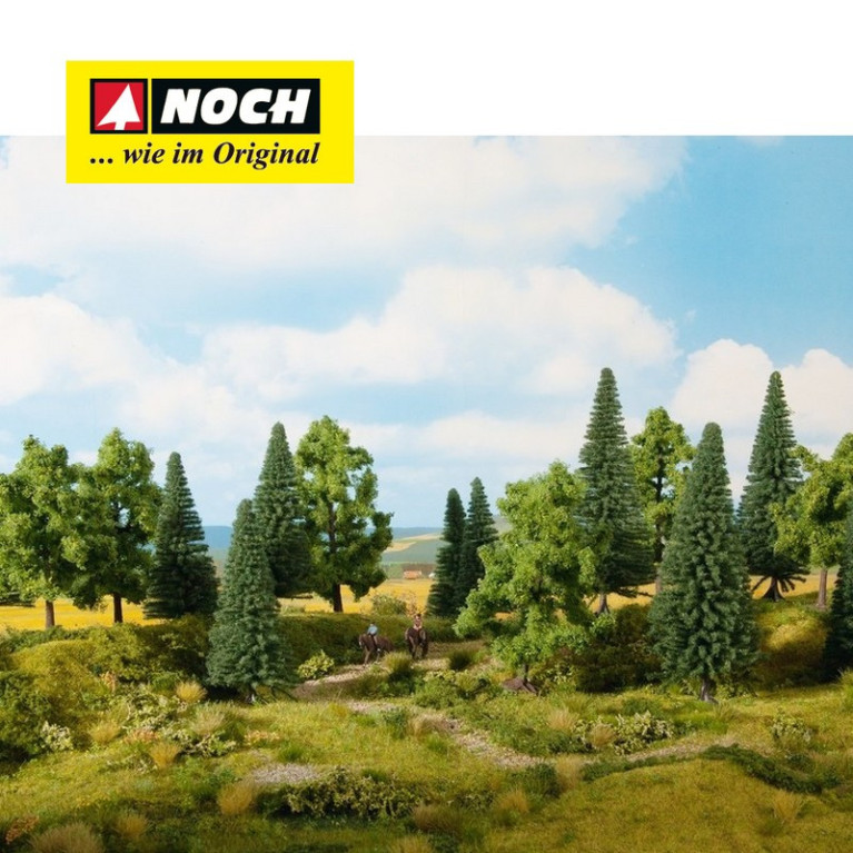Forêt mixte 16 arbres 4-10 cm HO Noch 24623 - Maketis Forêt mixte 16 arbres 4-10 cm HO Noch 24623 - Maketis