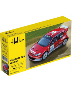 Peugeot 206 WRC'03 1/43 Heller 80113 - Maketis