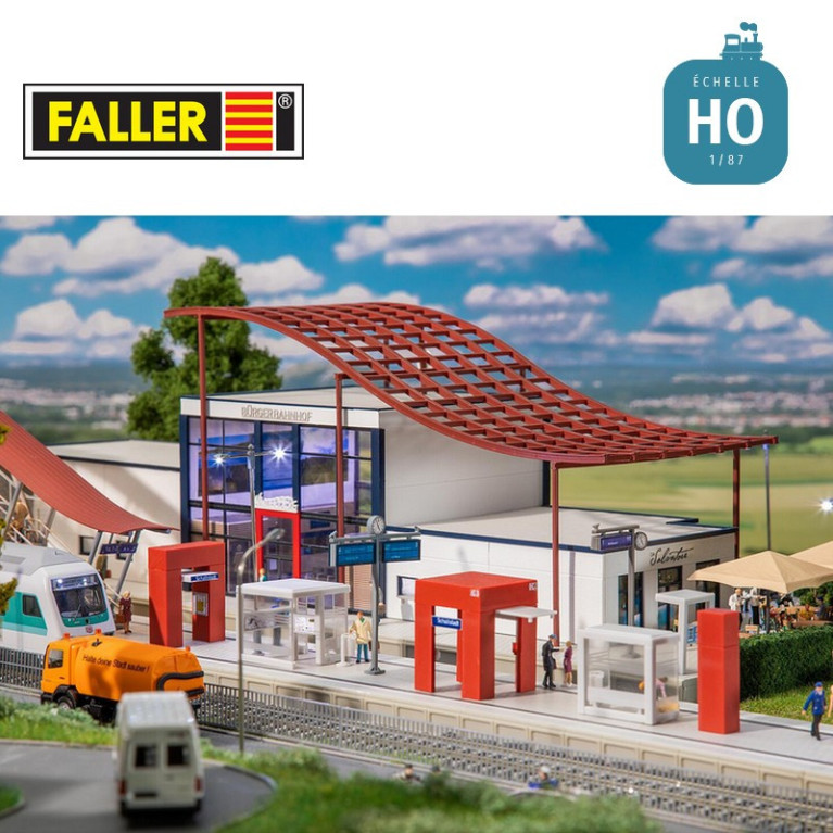Gare de voyageurs Winterberg HO Faller 110128 - Maketis