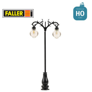 Réverbère LED Lampes suspendues Blanc chaud HO Faller 180215 - Maketis