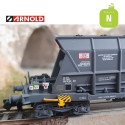 Coffret 2 wagons-trémies Faoos pour le transport du charbon "S.G.W" SNCF Ep IV N Arnold HN6548 - Maketis