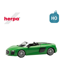 Audi R8 V10 Spyder vert kyalami HO Herpa 028691-002 - Maketis