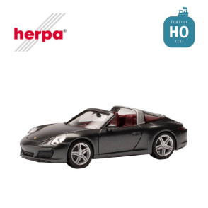 Porsche 911 Targa 4 gris agate métallisé HO Herpa 038867-002 - Maketis