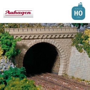 Entrées de tunnel voie double HO Auhagen 11343 - Maketis