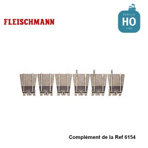 Kit complémentaire pour plaque tournante Fleischmann HO 6154 Ref 6155 - Maketis