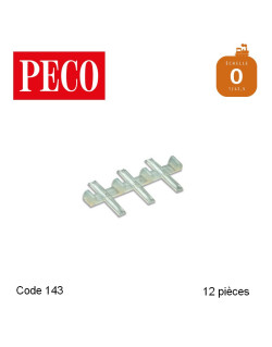 Eclisses isolantes O code 143 Peco (12 pièces) SL-711FB - Maketis