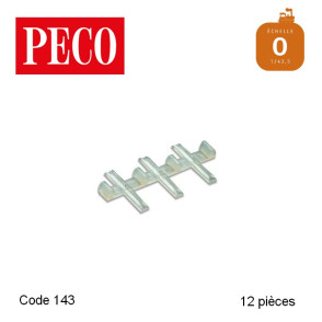 Eclisses isolantes O code 143 Peco (12 pièces) SL-711FB - Maketis
