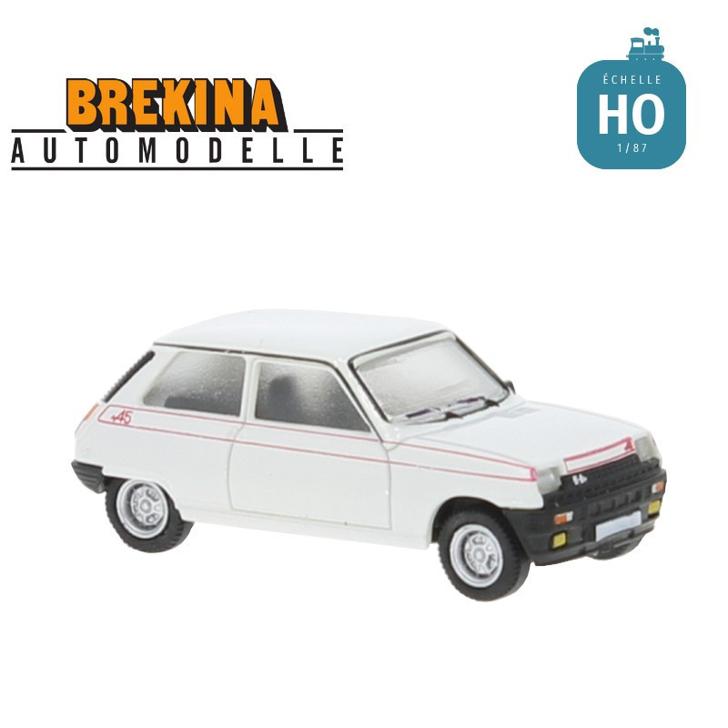 Renault 5 Alpine 1980 Blanche HO Brekina 7221 - Maketis