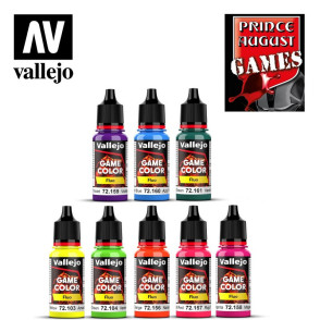 Peinture Game color Fluo 18 ml Prince August-Maketis