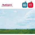 Fond de décor paysage rural plat HO/TT Auhagen 42509 - Maketis