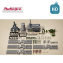 Marteau pilon à vapeur et accessoires HO Auhagen 80109 - Maketis
