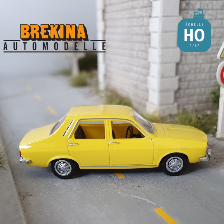 Renault 12 TL Jaune HO Brekina 2221 - Maketis