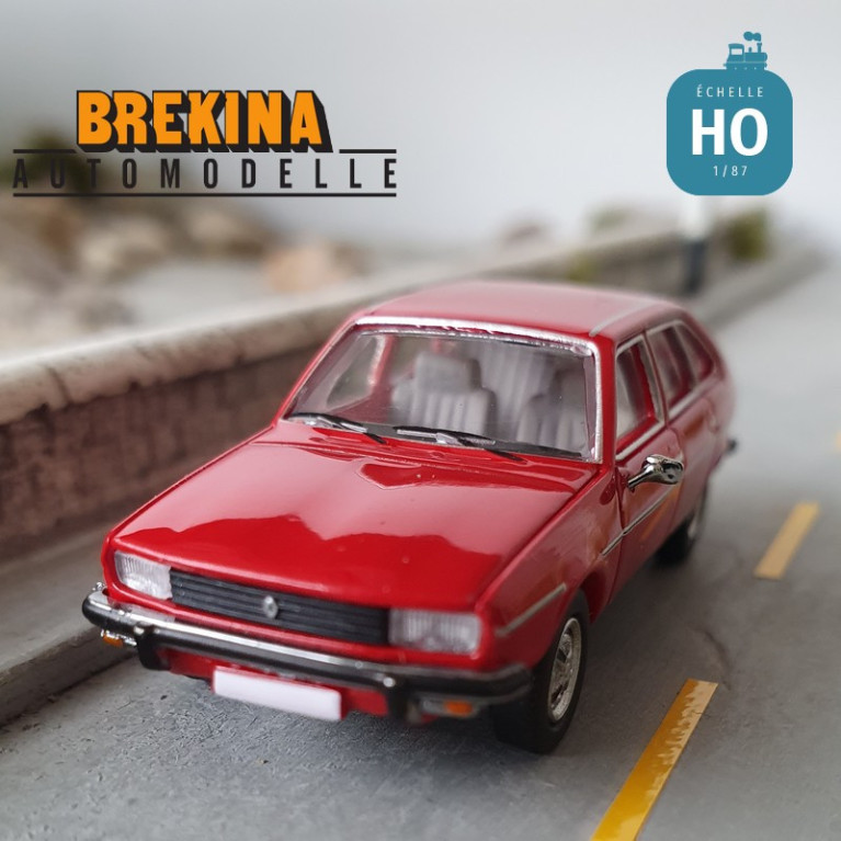 Renault 20 Rouge bordeaux HO Brekina 7201 - Maketis