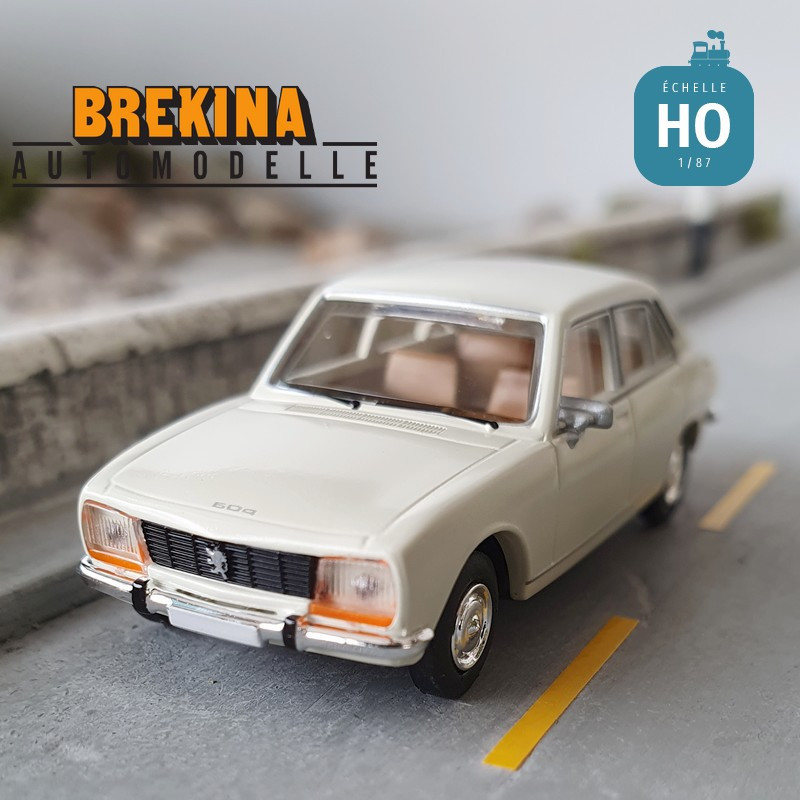 Peugeot 504, blanche HO Brekina SAI2081 - Maketis