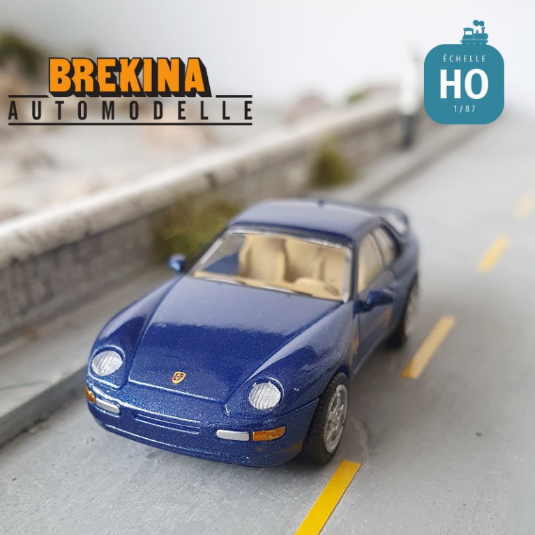 Porsche 968 bleu foncé métallisé HO Brekina PCX 870015 - Maketis Porsche 968 bleu foncé métallisé HO Brekina PCX 870015 - Maketis