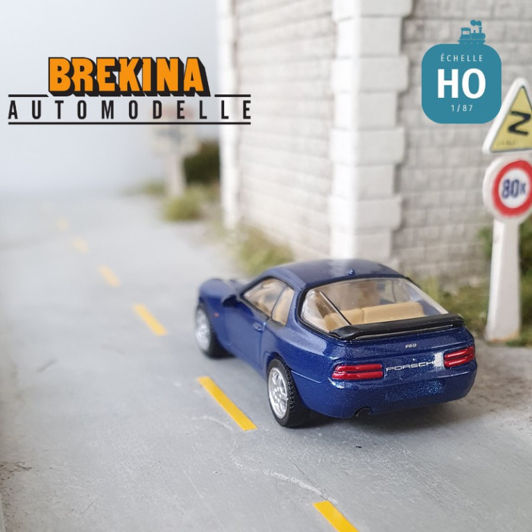 Porsche 968 bleu foncé métallisé HO Brekina PCX 870015 - Maketis Porsche 968 bleu foncé métallisé HO Brekina PCX 870015 - Maketis
