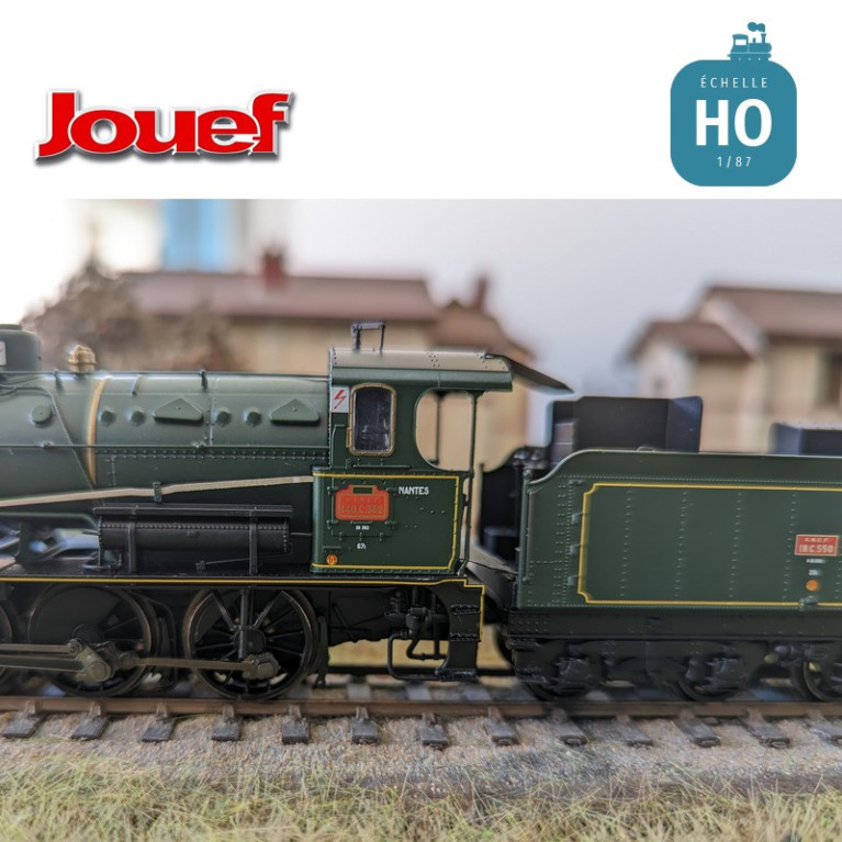 Locomotive Vapeur 140 C 362 SNCF Noir/vert EP III Analogique HO Jouef HJ2407 - Maketis