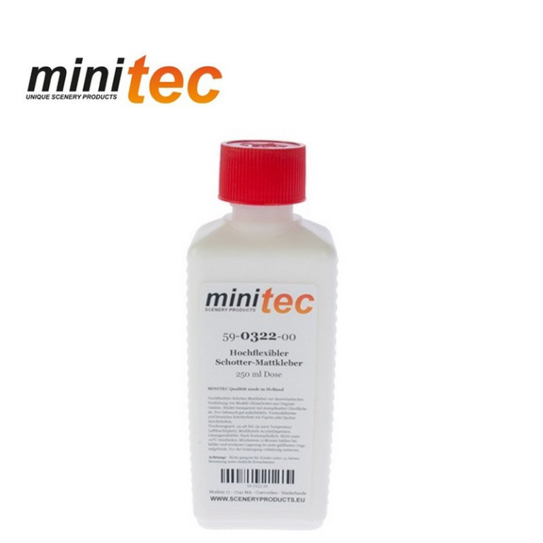 Colle ultra flexible pour le collage du ballast 250ml Minitec US59-0322-00-Maketis