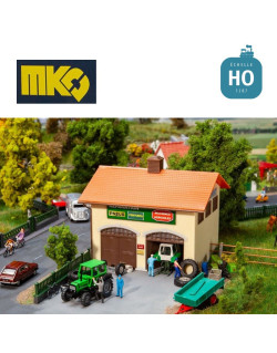 Garage d'engins agricoles en Kit HO MKD2021 - Maketis
