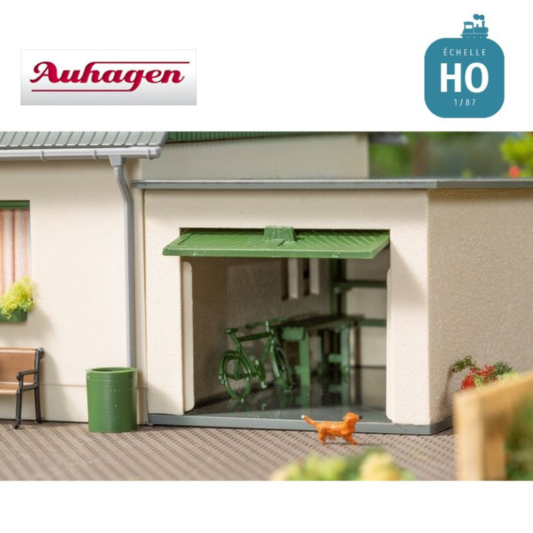 Maison individuelle avec garage HO Auhagen 11454 - Maketis