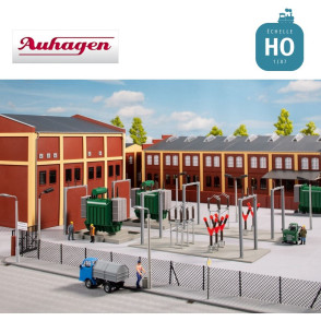 Sous-station électrique et accessoires HO Auhagen 41652 - Maketis