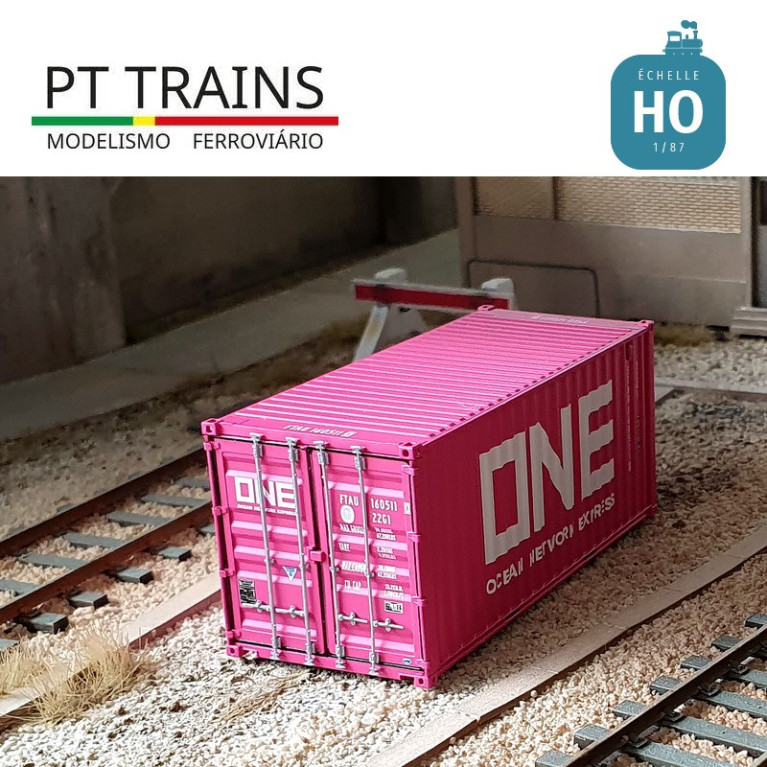 Container 20' DV ONE HO PT TRAINS PT820030.3 - Maketis