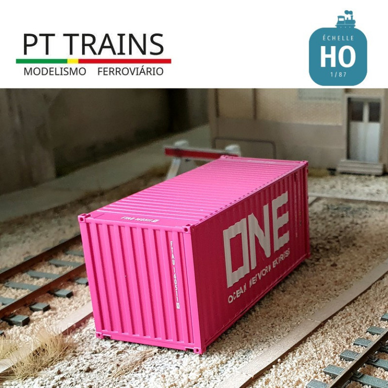 Container 20' DV ONE HO PT TRAINS PT820030.3 - Maketis