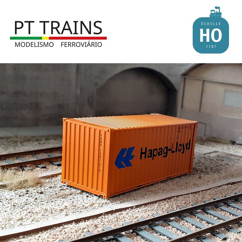 Container 20' DV HAPAG LLOYD HO PT TRAINS PT820018.1 - Maketis