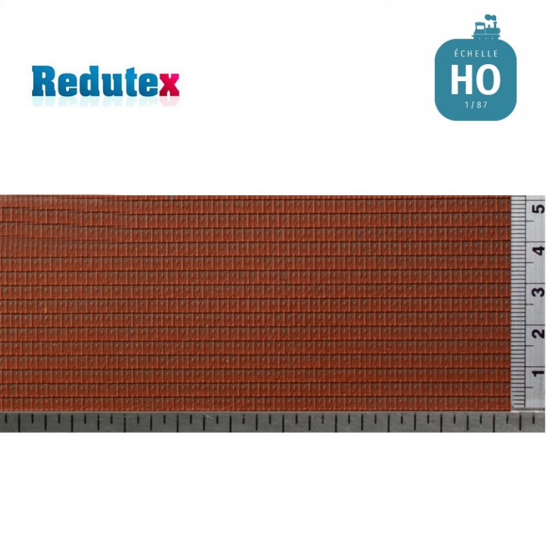 Tuiles mécaniques losangées HO (1/87) Redutex 087TF113 - Maketis