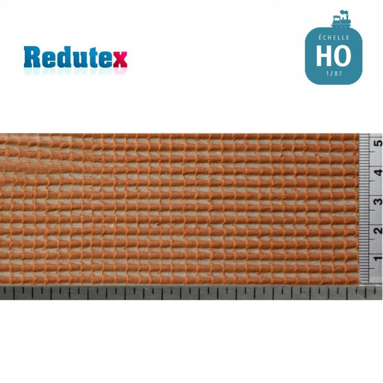 Tuiles faîtières orange HO (1/87) Redutex 087RT112 - Maketis Tuiles faîtières orange HO (1/87) Redutex 087RT112 - Maketis