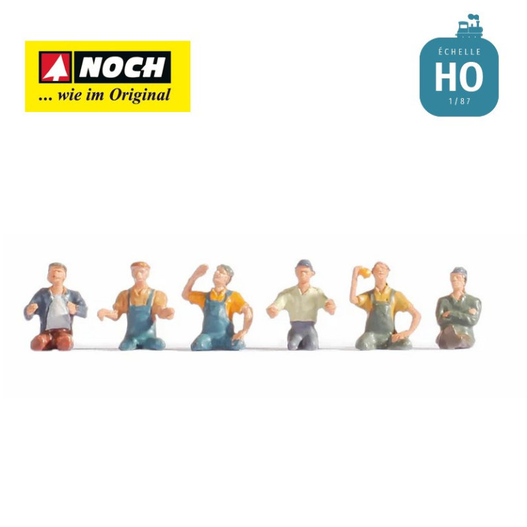 Chauffeurs et convoyeurs de camion (sans jambes) HO Noch 15244 - MAKETIS Chauffeurs et convoyeurs de camion (sans jambes) HO Noch 15244 - MAKETIS