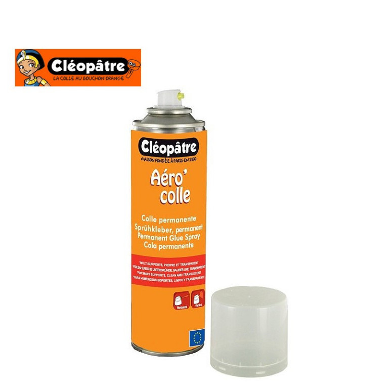 Sprühkleber permanent Aéro'col Cleopâtre, 250 ml - Maketis Sprühkleber permanent Aéro'col Cleopâtre, 250 ml - Maketis