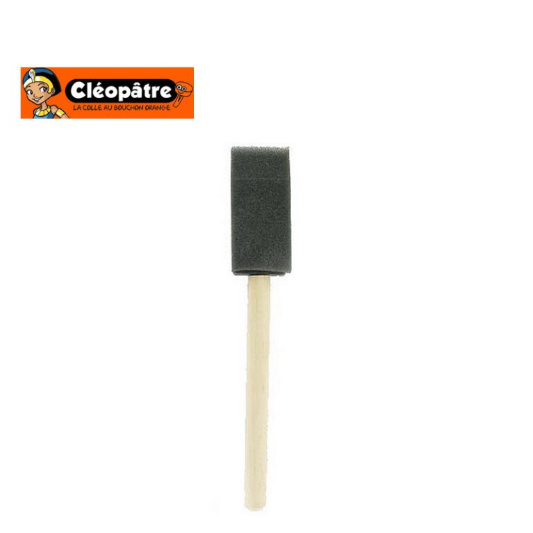 Pinceau mousse 25 mm Cléopâtre CP260179 - Maketis Pinceau mousse 25 mm Cléopâtre CP260179 - Maketis