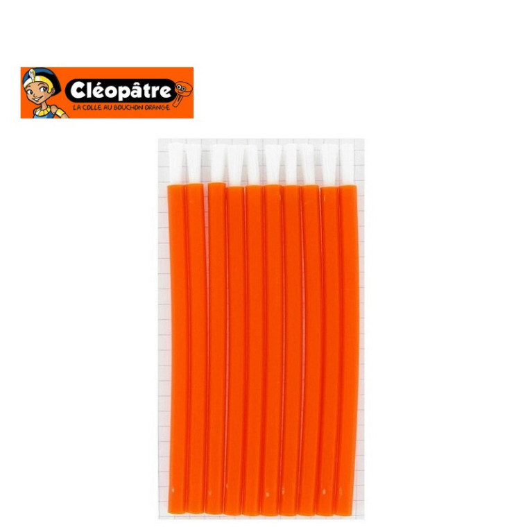 Sachet de 10 pinceaux Cléopâtre spécifiques pour la colle CPP12 - Maketis