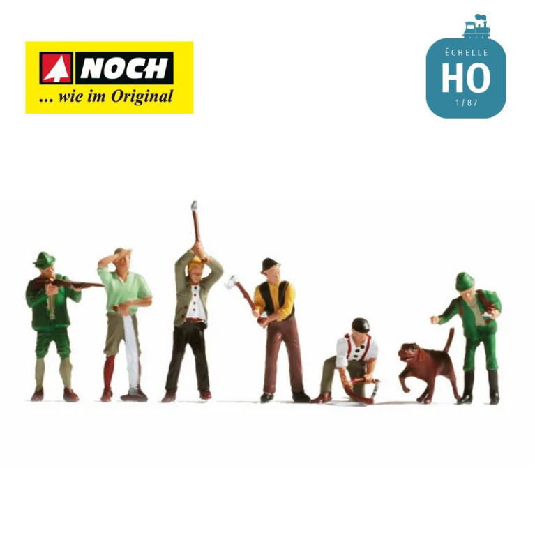 Chasseurs et bûcherons HO Noch 15060-Maketis Chasseurs et bûcherons HO Noch 15060-Maketis