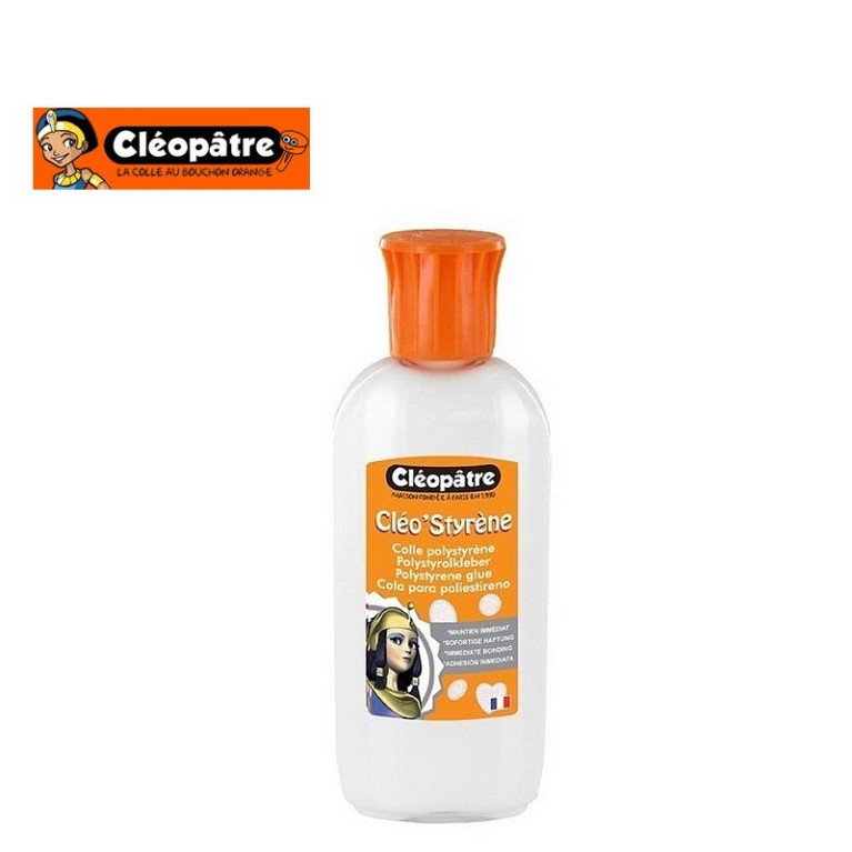 Cléo'Styrene polystyrene glue 100 gr Cléopâtre LCC24-100X - Maketis