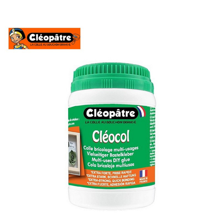 Colle blanche extra forte prise rapide activité CLEOCOL CLEOPATRE