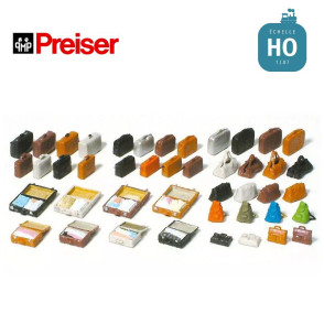 Bagages en kit HO Preiser 17007 - Maketis