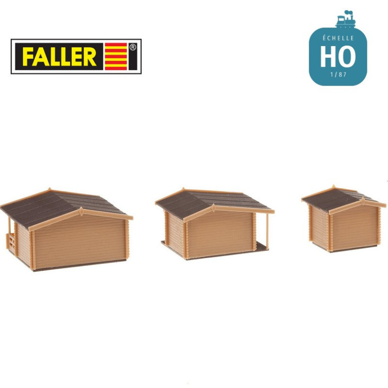 Pavillons jardin 3pcs HO Faller 130208 - Maketis Pavillons jardin 3pcs HO Faller 130208 - Maketis